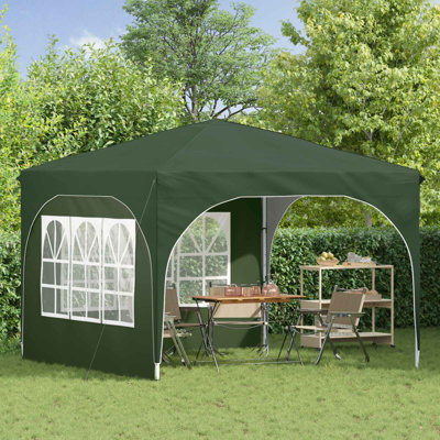 Vidaxl Pop-Up Party Tent 210D Oxford With Silver Coating