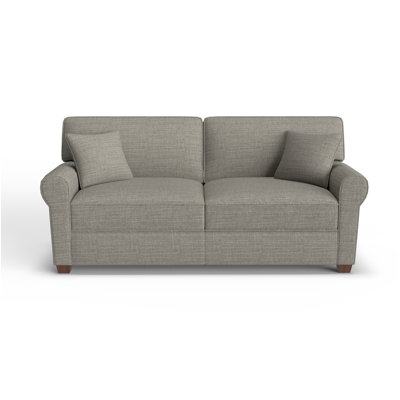Shannon 76" Round Arm Sofa Bed with Reversible Cushions by Craft