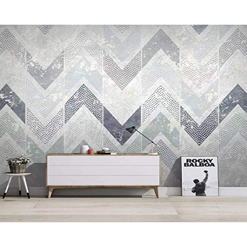 Horizon nordique à chevrons, L 108 po x l 192 po
