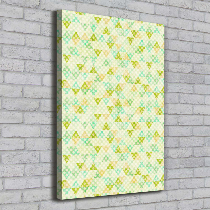 Geometric Background - Wrapped Canvas Print