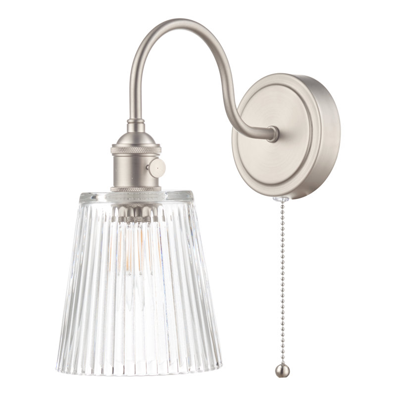 Wall Light, 60 W, Antique Chrome