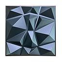 3D PVC Wall Panel – Faceted Diamond Design | Black | 500 x 500 mm | Waterproof & Lightweight