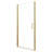 34-36 in.W x 72 in.H Pivot Frameless Shower Door,1/4 in. Clear Glass Pivot Swing Shower Doors in Brushed Gold,Pivot Shower Door Reversible Installation