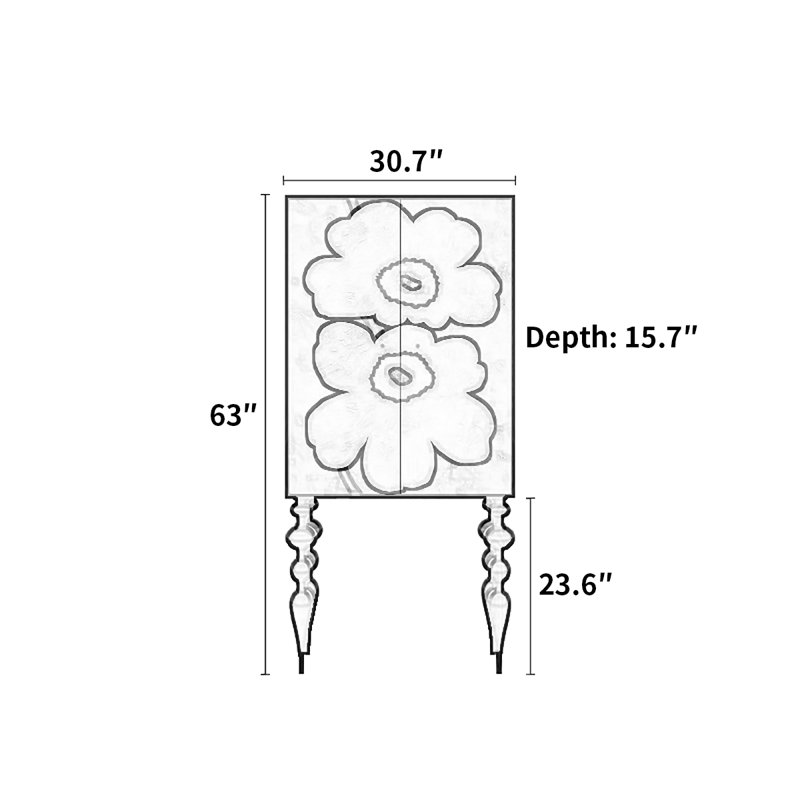 Armoire décorative pour vestiaire français