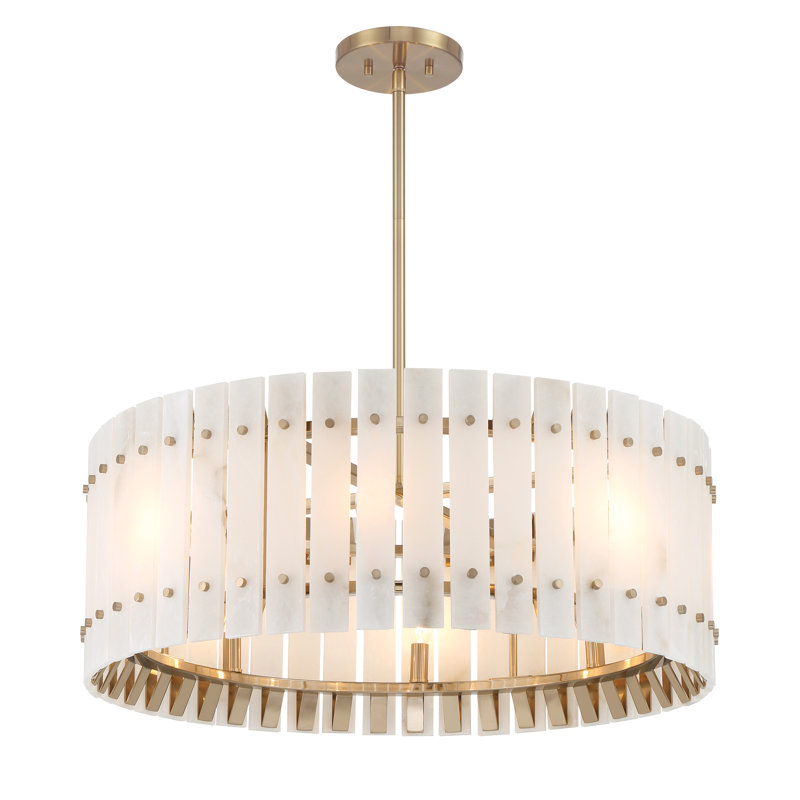 Luminaire suspendu en métal 8 lumières Metropolitan Bardon