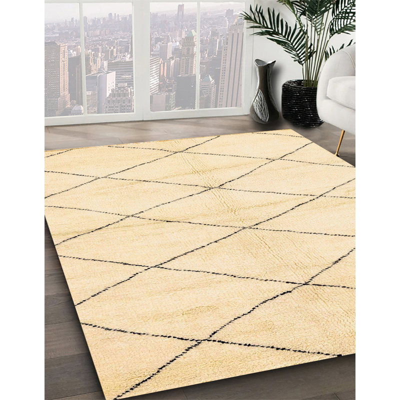 Geometric Indoor Rug, Square 3'
