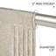 Cantonnière damassé beige-93535640