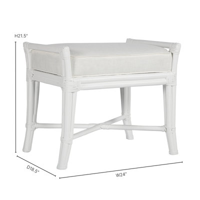 Banc rembourré Malacca