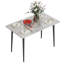 Funke Stone Top Metal Base Dining Table-831250244