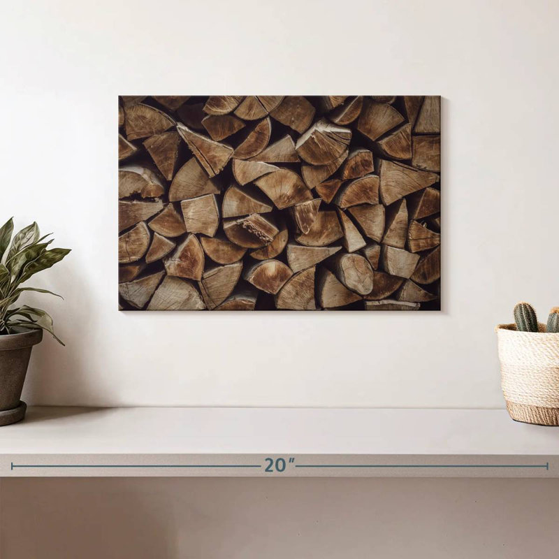 Harnek Woodpile For Winter, 8" H x 12" W