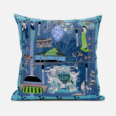Polyester Throw Square Pillow Cover & Insert