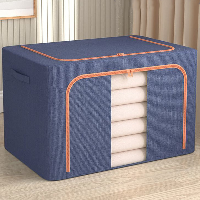 Bac de rangement en tissu Loxie, Navy Blue