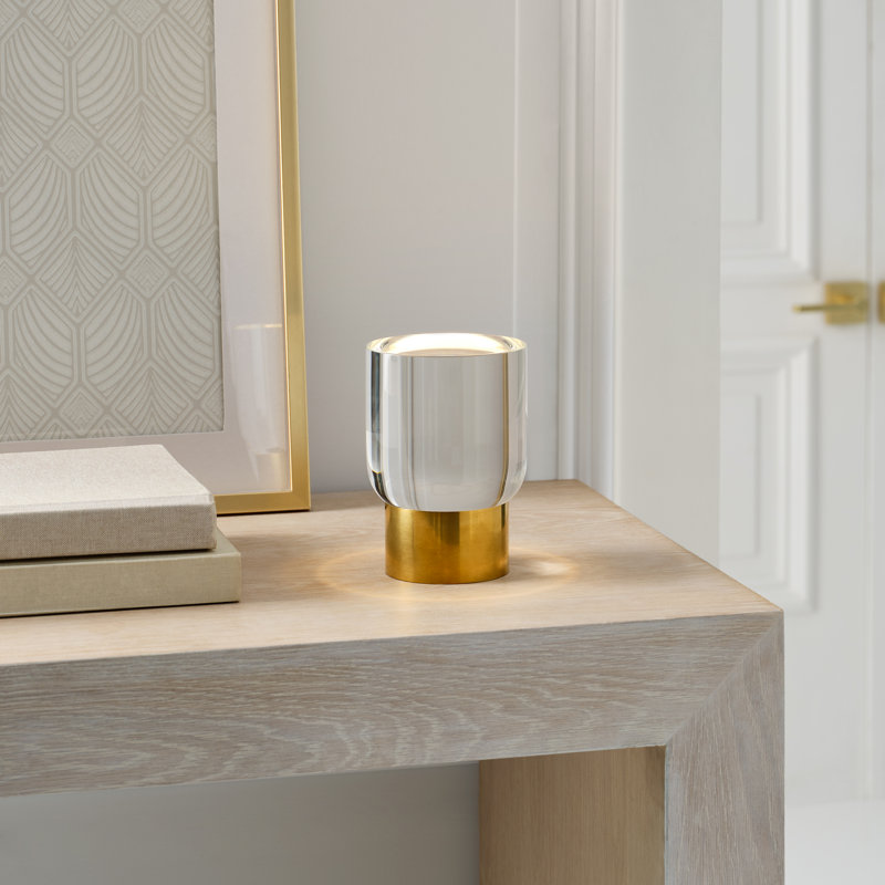 Caspe 7 Rechargeable Table Lamp, Gold
