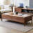 Simple rectangular solid wood coffee table-108989879