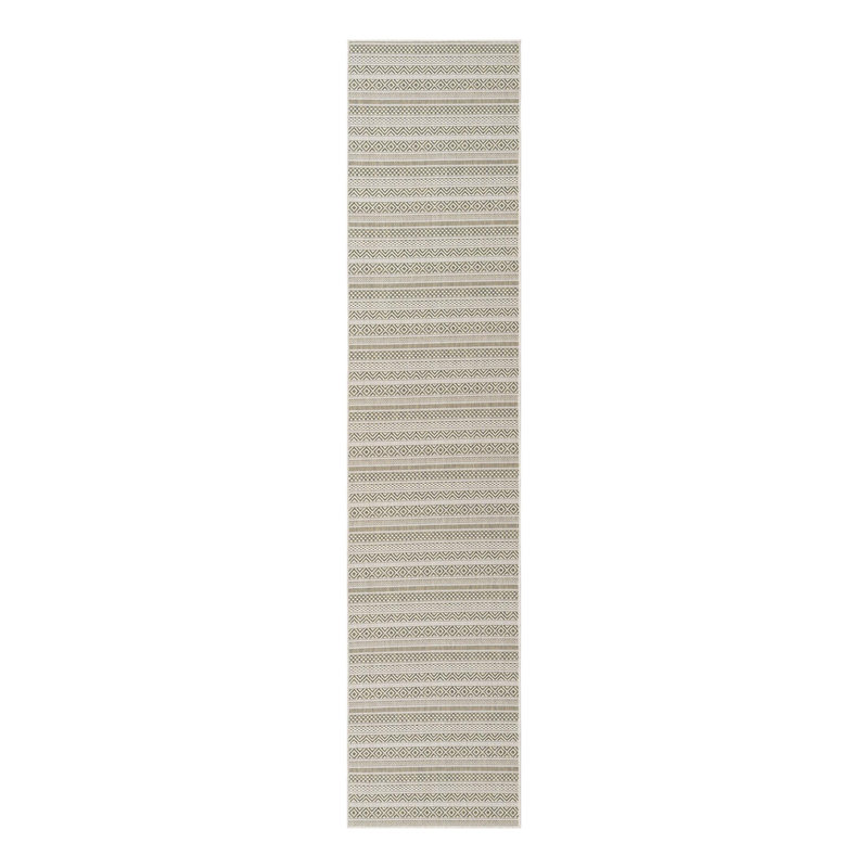 Striped Indoor / Outdoor Rug, Runner 2'7" x 12'