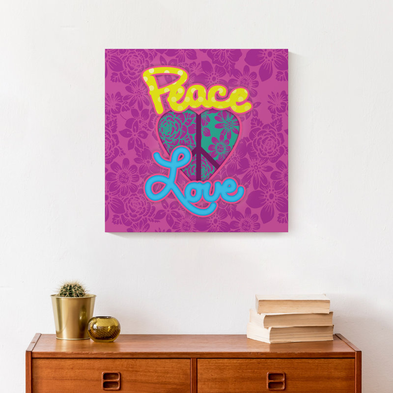 Art sur toile, H 16 po x l 16 po x P 1,25 po