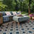 Arneshia Geometric Navy/Beige Indoor / Outdoor Area Indoor/Outdoor Area Rug-1826067309