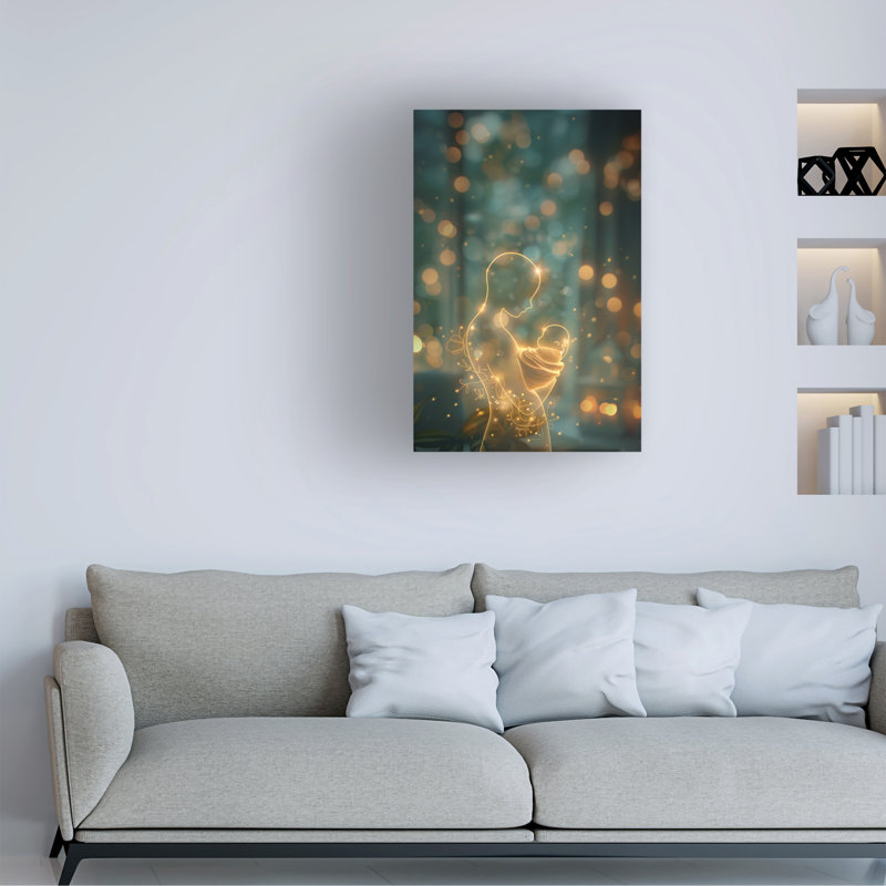 Art sur toile nouveau-né bolologien R3darch0n, H 24 po x l 16 po