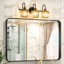 Éclairage pour salle de bain à 3 lumières à intensité variable en cristal doré / noir Gjystina-592466970-592466971