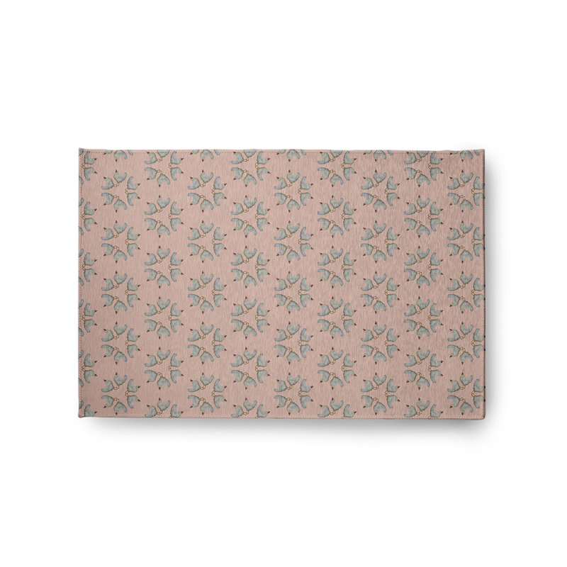Elioth Chenille Geometric Indoor Rug, Rectangle 2' x 3'