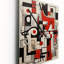Horloge murale moderne et abstraite Urban Passion-99635032