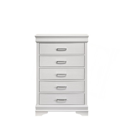Commode moderne 5 tiroirs en bois