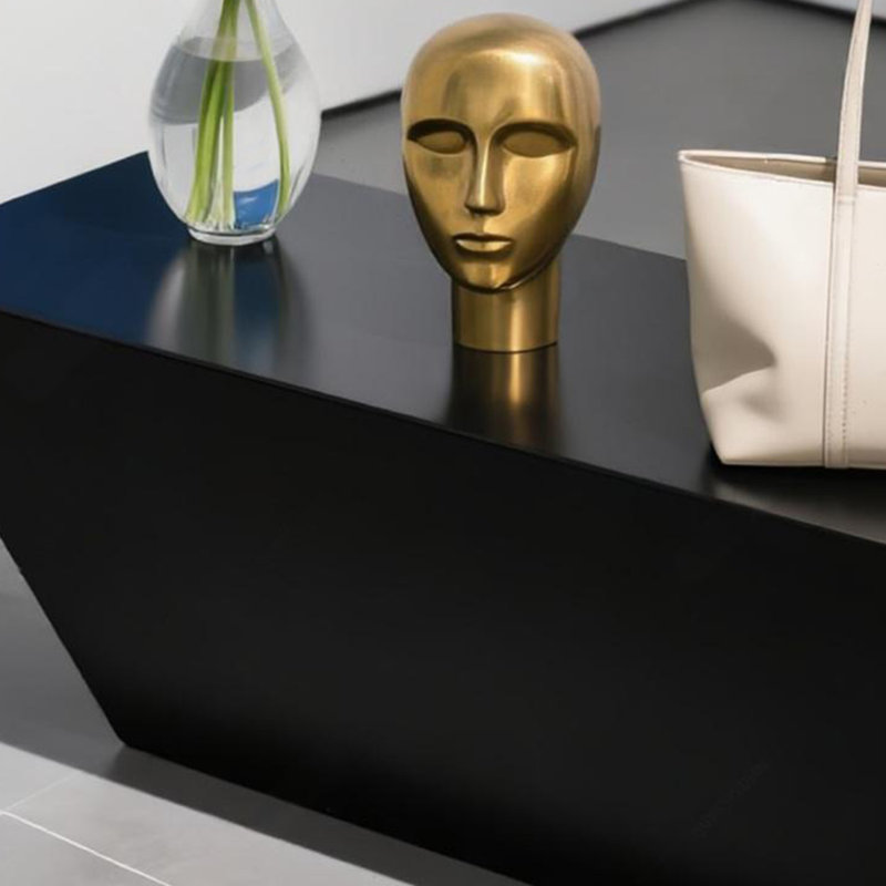 Simple présentoir noir, H 23,62 po x l 59,06 po x P 23,62 po