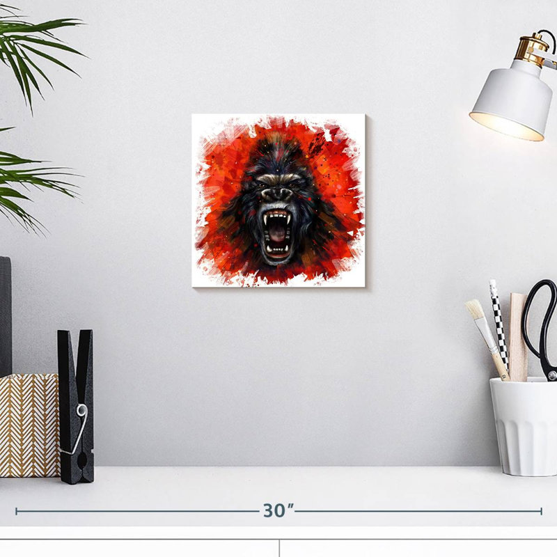 Crowle Gorilla Rage, H 10 po x l 10 po
