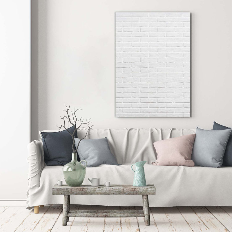 Brick Wall - Wrapped Canvas Print