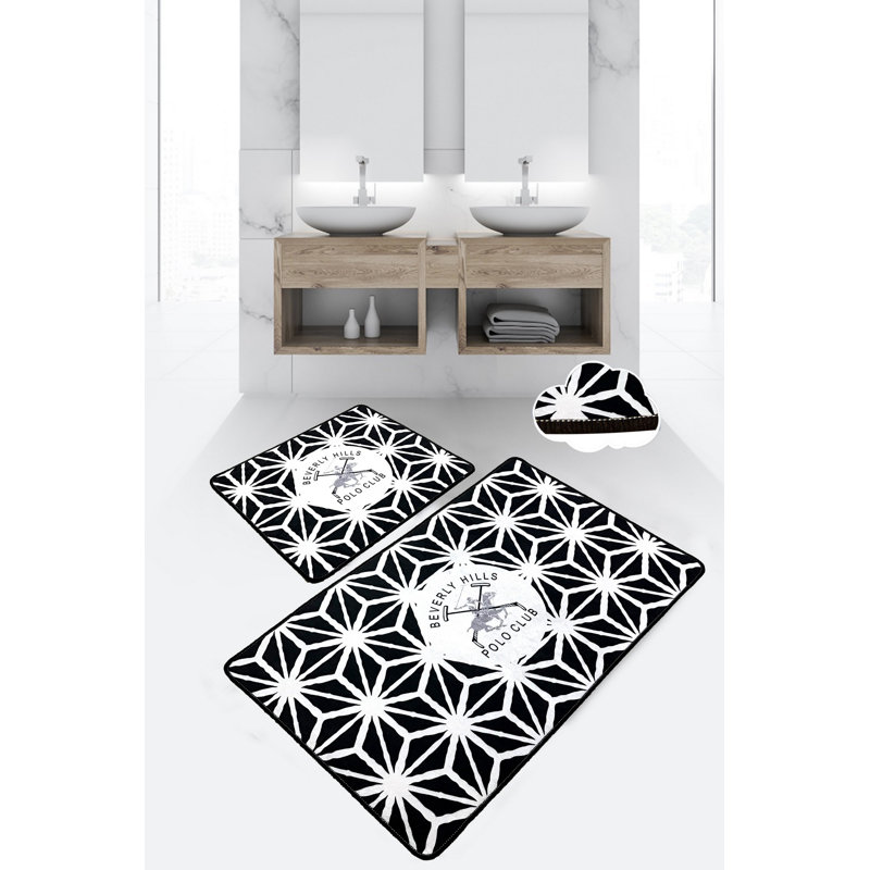 Velour Non-Slip Bath Mat