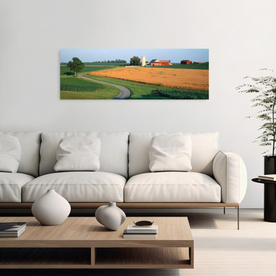 «Farm Nr Mountville Lancaster Co Pa Usa», arbre abstrait contemporain, art mural