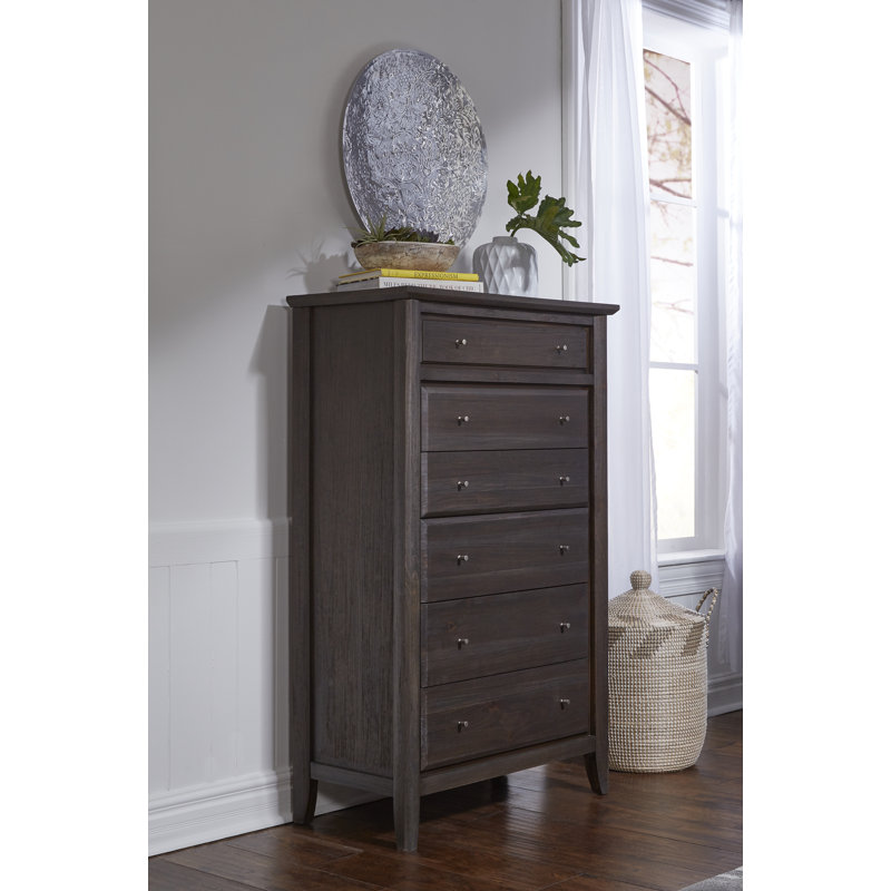Commode en bois massif 6 tiroirs Alharit