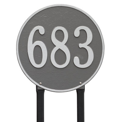 Round Lawn Insert Plaque