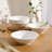 Gibson Home Pasta Bowls Set of 6, 8 Inch Soup Salad Bowls, Ceramic, White
