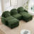 Cloud Comfort Sectionals, Teddy 3 Seat Modern Modular Sofa For Home