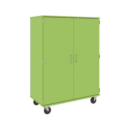 8 Compartment Classroom Cabinet with Casters