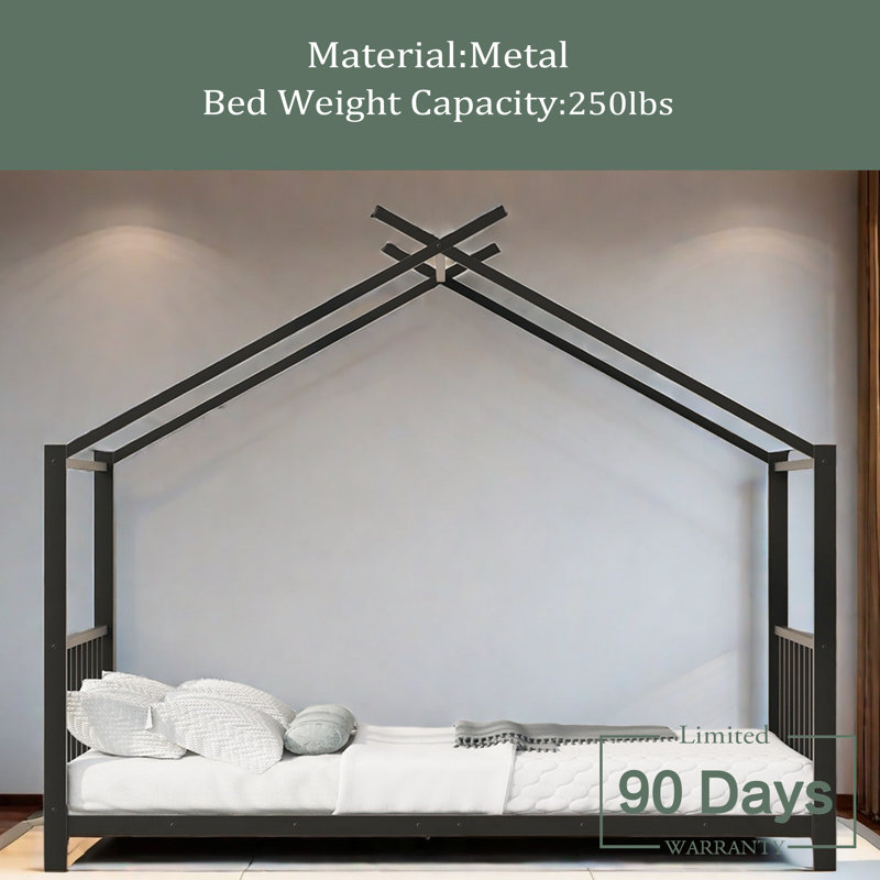 Agnia Metal Daybed, Black
