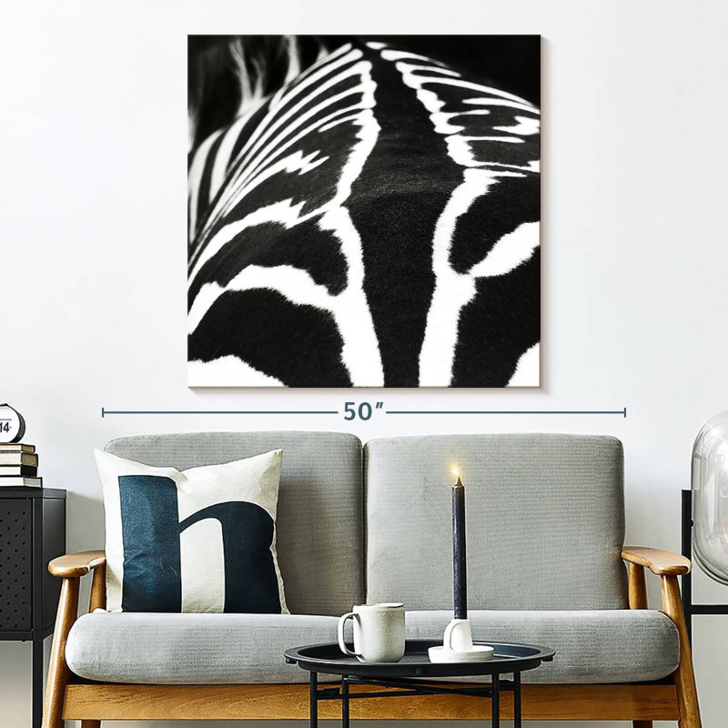 Brampt Zebra Stripes Pattern VI, 33" H x 33" W