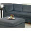 Ensemble de canapé modulaire en chenille gris 6 pièces-1195972615