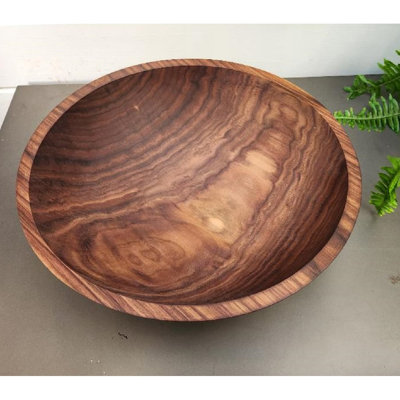 12 Inch Walnut Bowl