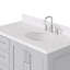 Ensemble de meuble-lavabo simple 42,25 po avec plateau en quartz Abshire-94668853