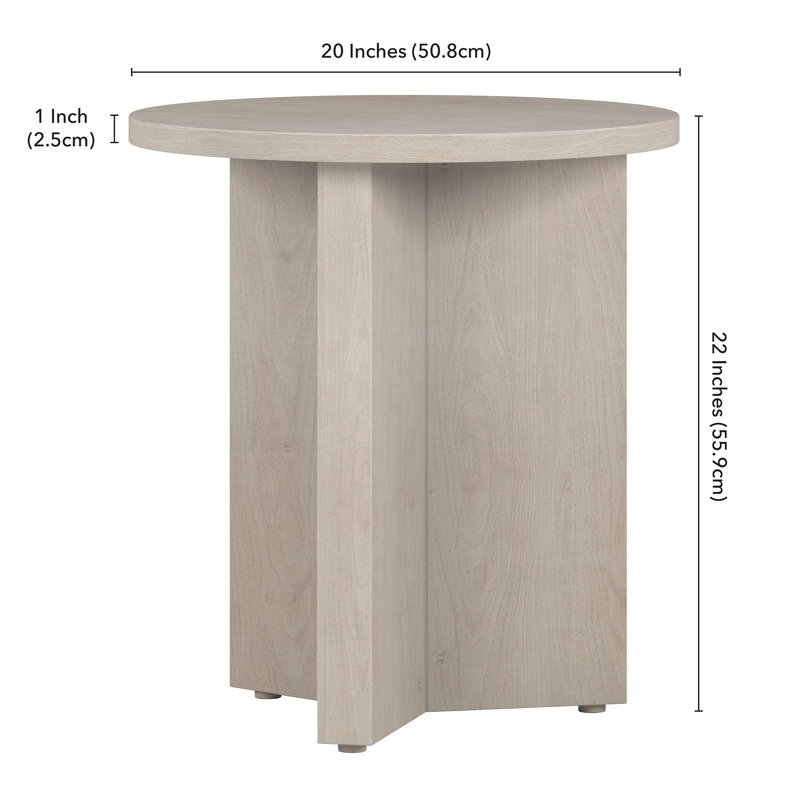 Lauralyn Side Table, Antiqued Grey