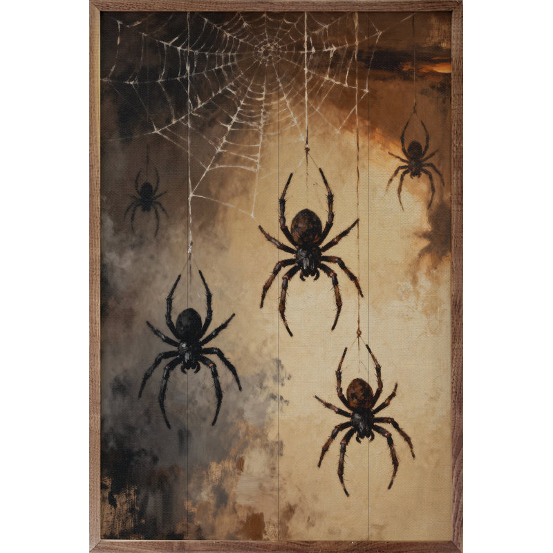 Spiders Brown, 16" H x 10" W