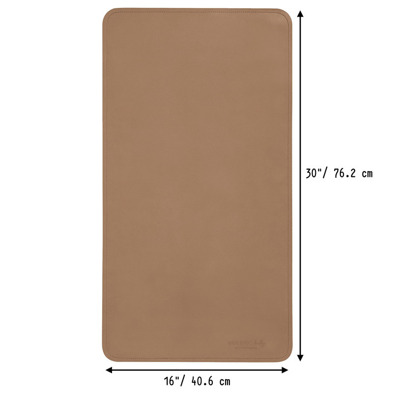 Matelas à langer en cuir reconstitué