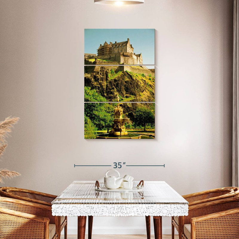 Nicci Cliffside Edinburgh Castle, 45" H x 28" W
