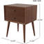 Armoire moderne en bois d'acacia