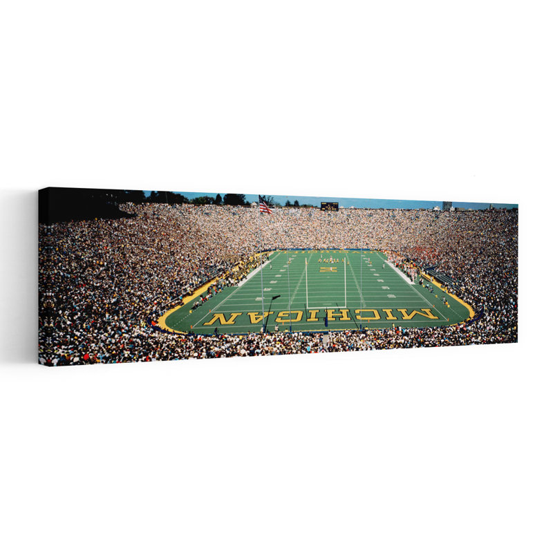 Université de Michigan, Ann Arbor, Michigan, États-Unis, art contemporain, art mural, H 16 po x l 48 po