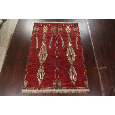 One-of-a-Kind Area Rug Red
