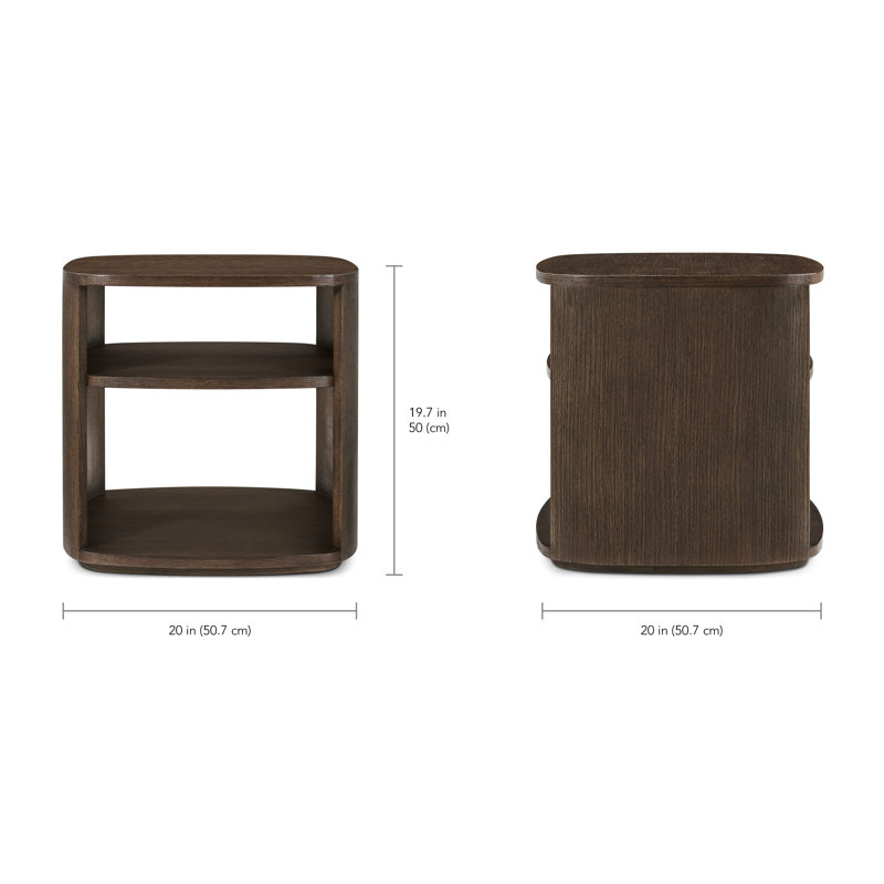 Oslo End Table, Brown