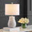 Ensemble de lampes de table blanches Ahrens